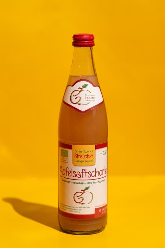 Bio-Apfelsaftschorle aus dem Lallinger Winkel